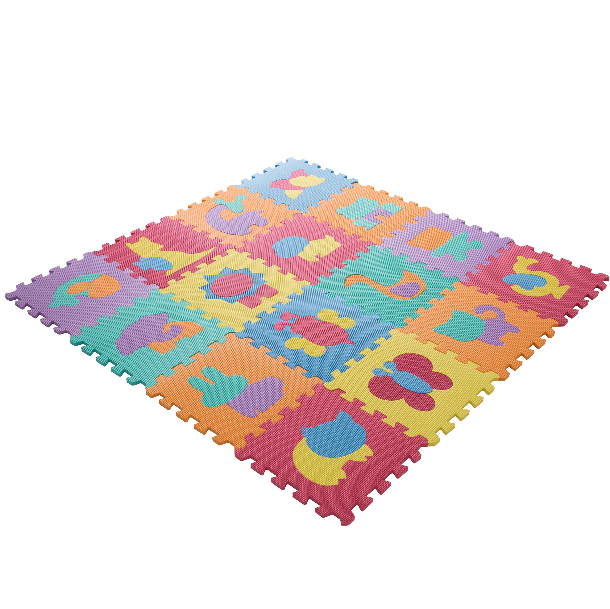 FlooringInc Interlocking Foam Playmat (6 Tiles)