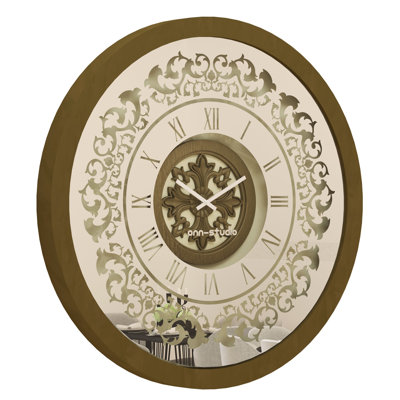 Allyna Manufactured Wood Wall Clock
