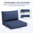 Outdoor Replacement Cushion Set Seat/Back Cushion (Cushion Set Only, Sofa Not Included)-1387681134