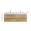 Ensemble de meuble-lavabo double mural 72 po Babajide-586463850
