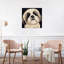 Shih Tzu On Black I - Wrapped Canvas Print-1320635568