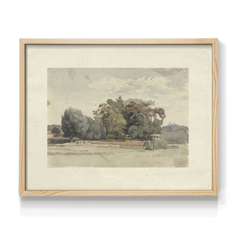 Vintage Landscapes-DCLVIII -Framed Print - Restickable, 8" H x 10" W, Natural