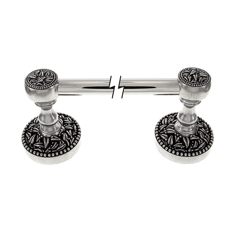 San Michele Towel Bar, Vintage Pewter, 2.43" H x 32.38" W x 2.43" D