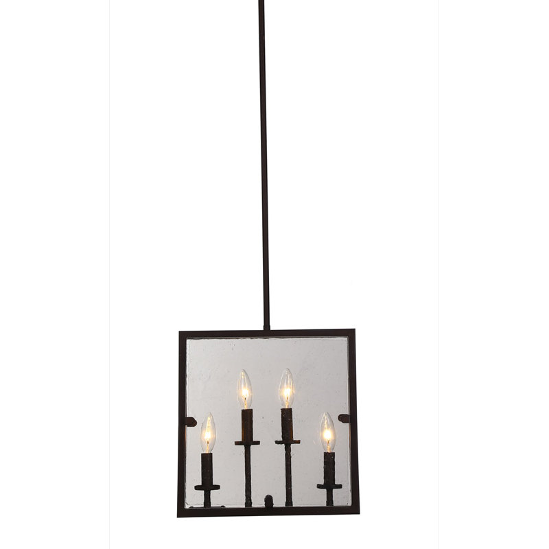 Lutwin 4 - Light Candle Style Pendant, Oil Rubbed Bronze