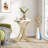 Haaris 23.62'' tall End Table Round Side Table-1247857533