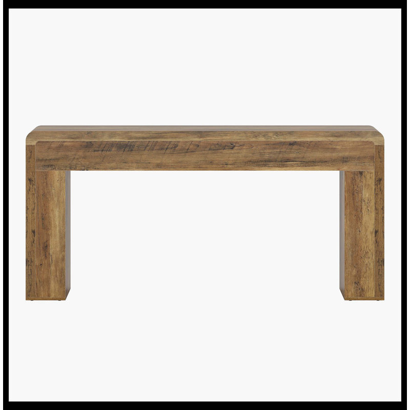 Console 70,9 po, table de vestibule en bois