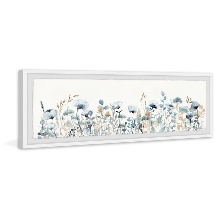 Marmont Hill Panoramic Flowers View Framed On Paper by Marmont Hill ...