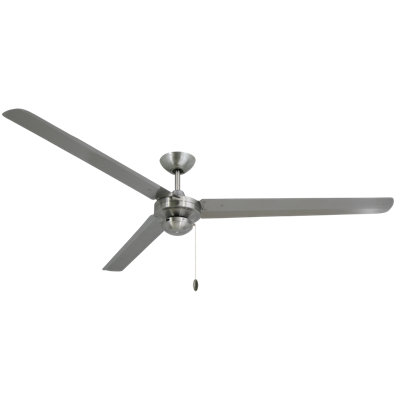 Canapé électrique 72 po Kayelle Ventilateur de plafond blanc pur intérieur / extérieur