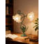 Lampe de bureau vintage avec col-de-cygne flexible, 3 modes de température de couleur et lampe de lecture à DEL réglable pour la chambre à coucher, le bureau et la maison