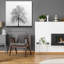 Winston Porter «Winter Trio III» par Nicholas Bell, art mural en verre acrylique-2031825418
