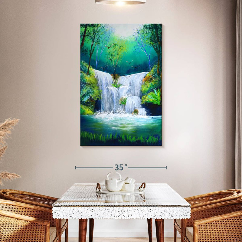 Alvord Waterfall, 48" H x 32" W