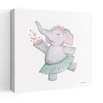 Éléphant ballerine fantaisiste, art contemporain éléphant