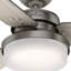 Ventilateur de plafond standard à 3 pales de 44 po avec télécommande et ensemble d'éclairage inclus Sentinel-56432834