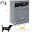 Mangeoire pour animaux gris