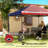 10 x 10 ft Pop Up Canopy Tent with One Push Setup, Easy Setup Outdoor Portable Instant Canopy Shelter with Wheeled Carry Bag, Sandbags, Adjustable Height for Parties, Events, American Flag-125397544