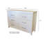 Commode basse 6 tiroirs Selena Slide Logic-2054715302