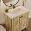 Folding Floor Cabinet With Ceramic Sink-1045357201