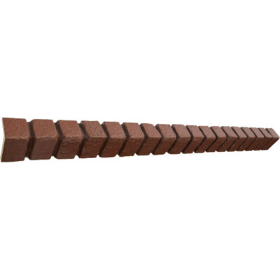 Trim Sill for EverStone Faux Classic Aged Brick Siding Panels, 48"W x 2"D x 3"H, Red Clay Color