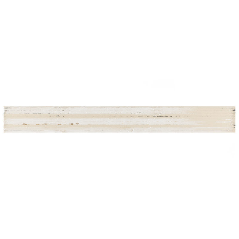 Retro 3" x 24" Porcelain Wood Look Wall & Floor Tile, Gray