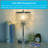 Anvita Stainless Steel USB Table Lamp