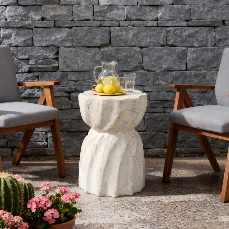 Table d'appoint d'extérieur Patio Cement