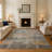 Premium Machine Washable Filiberto AMF1650 Abstract Rug-948225672