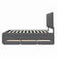 Lit plateforme double avec lit gigogne