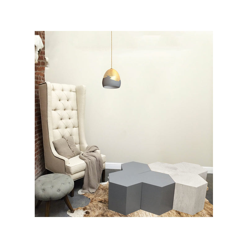 Architect 1 - Light Pendant, Gray & Brass Ombre, LED Bulb Included, UL Listed for Dry Locations
