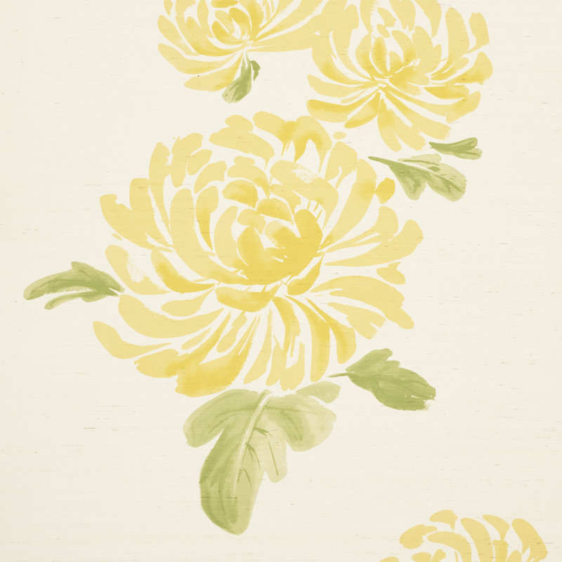 Hana Sisal Wallpaper, Yellow