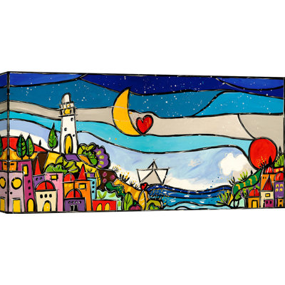 2WA6241 There Is Love Between Us by Wallas - Wrapped Canvas Art Prints
