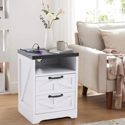 70cm W Bedside Table