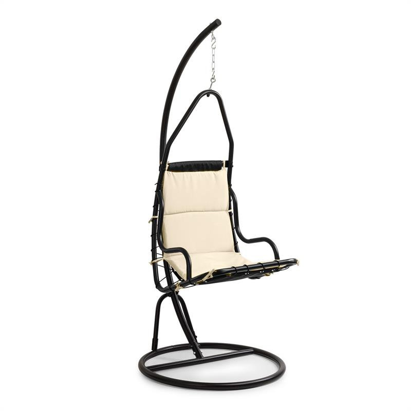 Serramazzoni Swing Chair with Stand, Cream