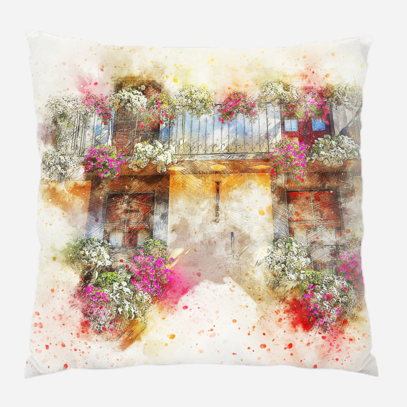 Coussin balcon East Broadway, Microsuède, Intérieur 