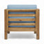Fauteuils club d'extérieur en bois d'acacia avec coussins-914868271-914868256