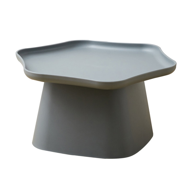 Table d'appoint carrée pour table basse moderne, H 9,8 po x l 19,7 po x P 22 po