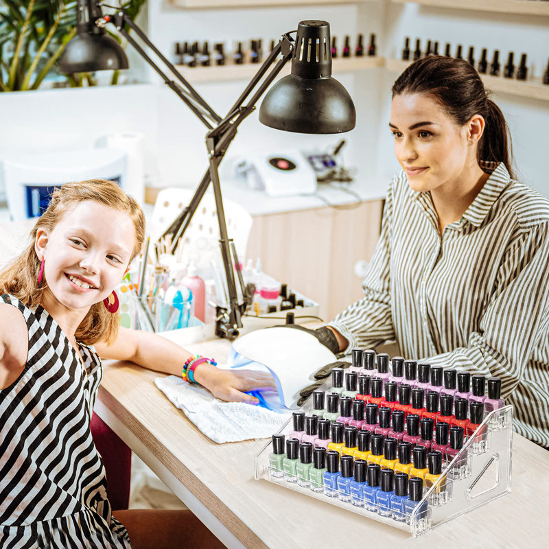 Présentoir à vernis à ongles en acrylique pour porte-vernis à ongles Organisateur de lunettes de soleil Porte-huiles essentielles Présentoir à lunettes
