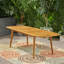 Table de salle à manger d'extérieur extensible en bois d'acacia-467143874