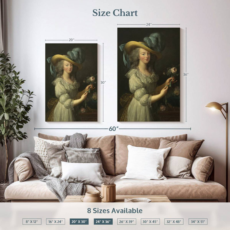 Leisha Marie Antoinette, 36" H x 24" W