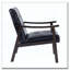 Chaise avec accoudoirs et dossier haut