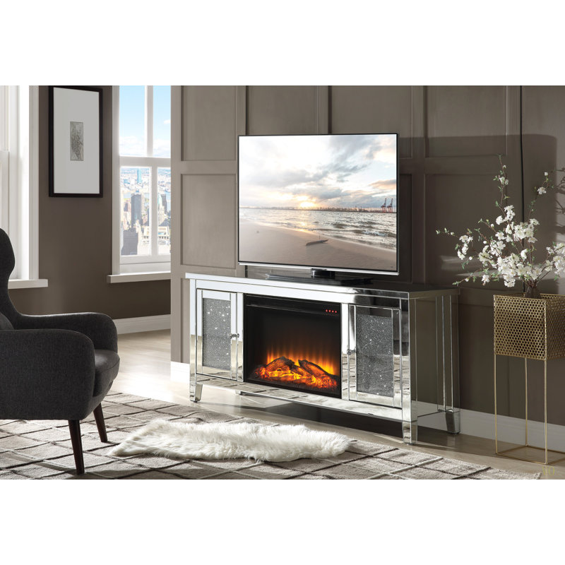 Meuble télé avec foyer Noralie