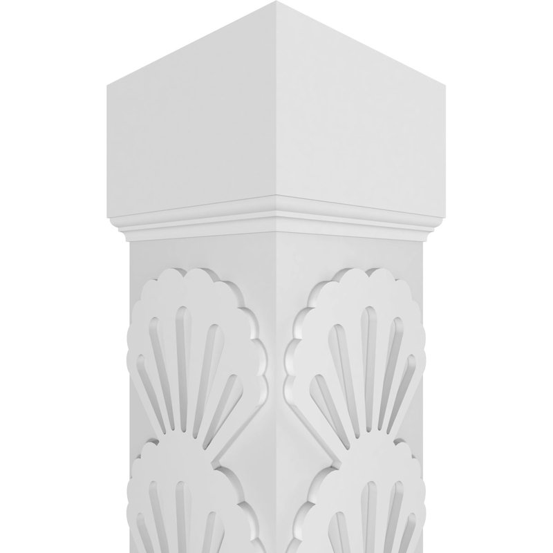 Craftsman Classic Bondi Square non effilé avec colonne Mission Mission, H 120 po x l 9,625 po x P 9,625 po
