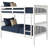 Latorre Wooden Kids Twin Over Twin Bunk Bed