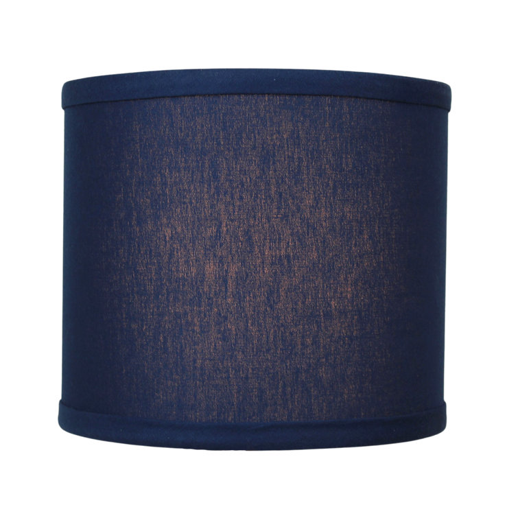 7" H X 8" W Drum Lamp Shade -  (Spider Attachment) In Linen Shadow