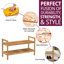 Ellis 6 Pair Stackable Solid Wood Shoe Rack
