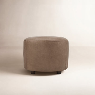 Stassi Genuine Leather Ottoman