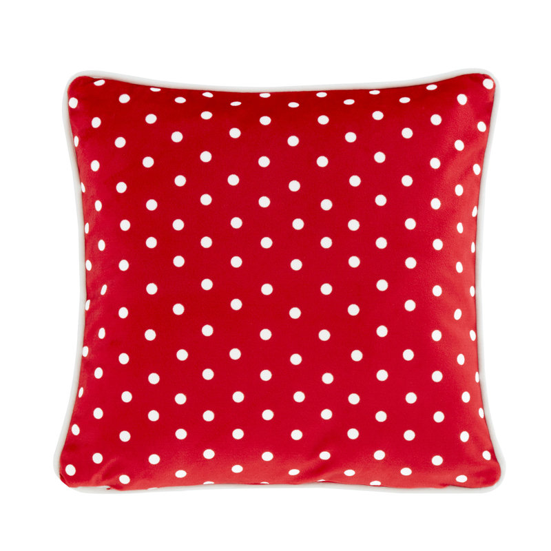 Gonks Animal Print Red Square Cushion Cover