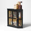Bamboo Double Layer Storage Cabinet, Countertop Bread Box & Multipurpose Organizer for Kitchen, Pantry-305782944