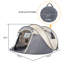 Tente pour 4 personnes avec sac de transport