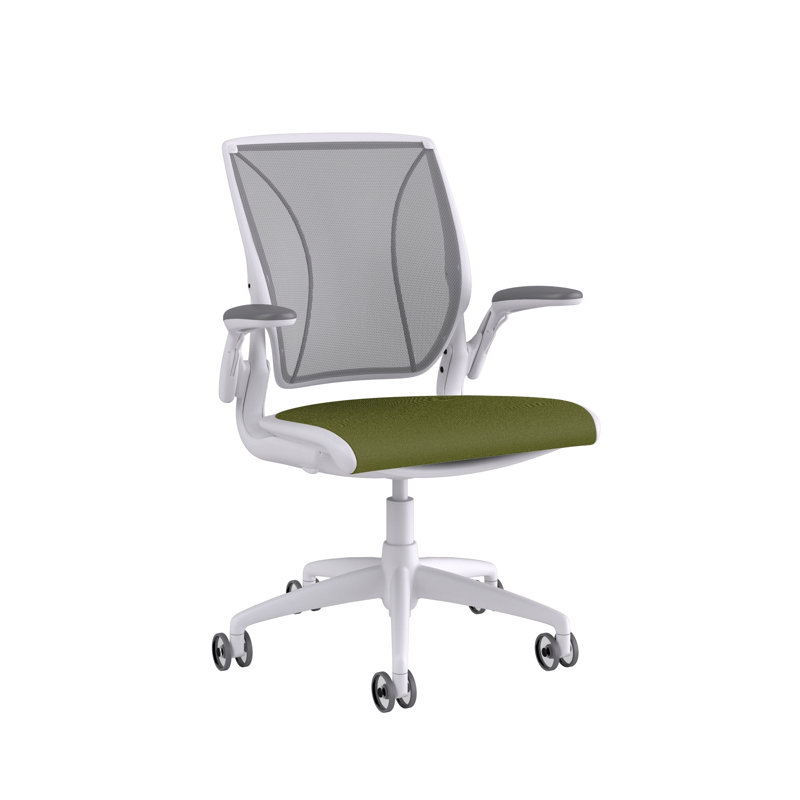 Diffrient World Wool Task Chair, Corde/Medium Gray, Catena/Caraway, White