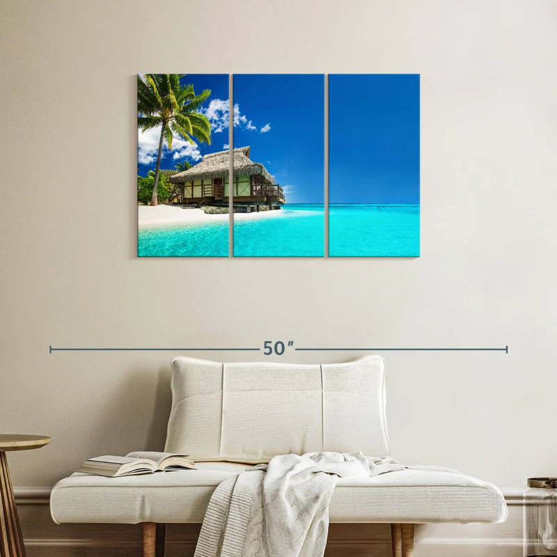Plage tropicale Gillard Tahiti, H 24 po x l 38 po